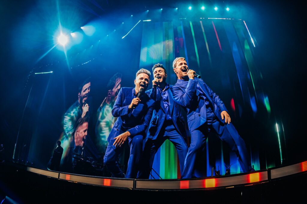 Nicky, Shane and Kian performing at the 3Arena, Dublin, September 2026